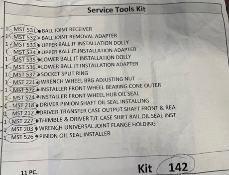 Roxor Dealer Tool Kit - Diesel Freak
