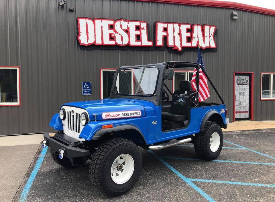 Roxor Diesel powered - Roxor Graphics Kit - 2 flags 3 long roxor graphics - Diesel Freak