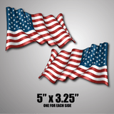 Roxor Diesel powered - Roxor Graphics Kit - 2 flags 3 long roxor graphics - Diesel Freak