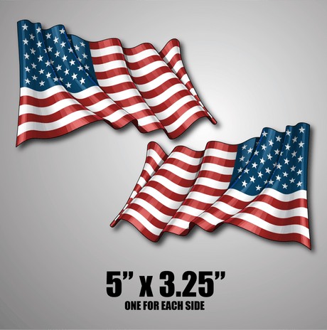 Roxor Diesel powered - Roxor Graphics Kit - 2 flags 3 long roxor graphics - Diesel Freak