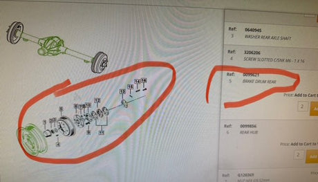 Roxor Rear Brake Drum - Diesel Freak