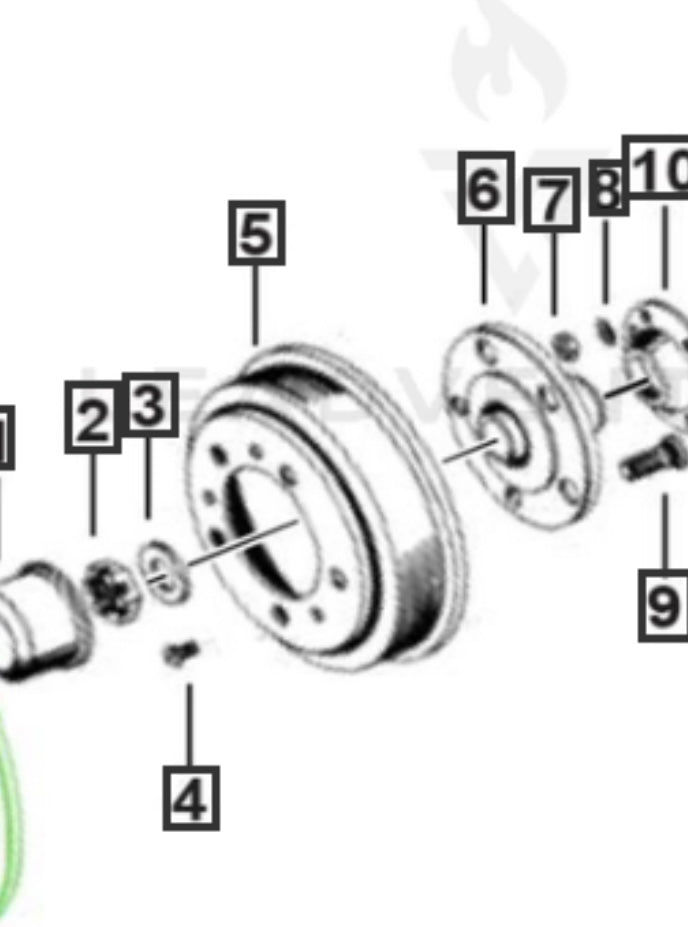 Roxor Rear Brake Drum - Diesel Freak