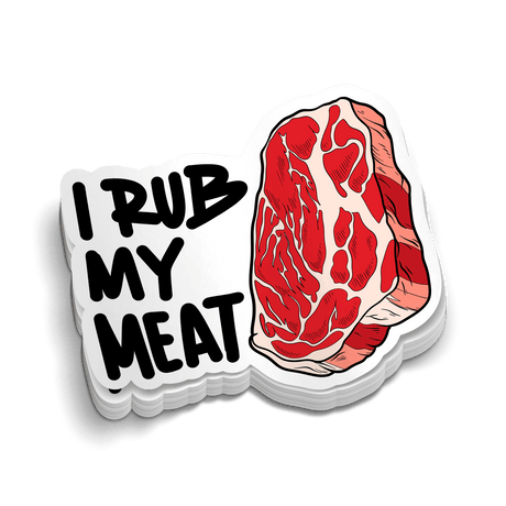 Rub Meat - Hard Hat Decal - Diesel Freak