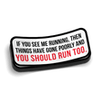 Run Hard Hat Decal - Diesel Freak