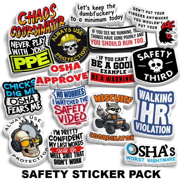 Safety Sticker Pack - Diesel Freak