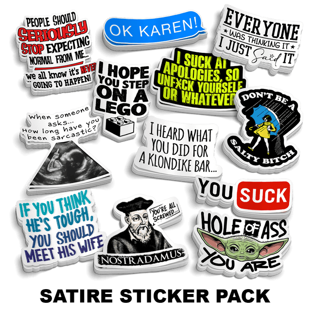 Satire Sticker Pack - Diesel Freak