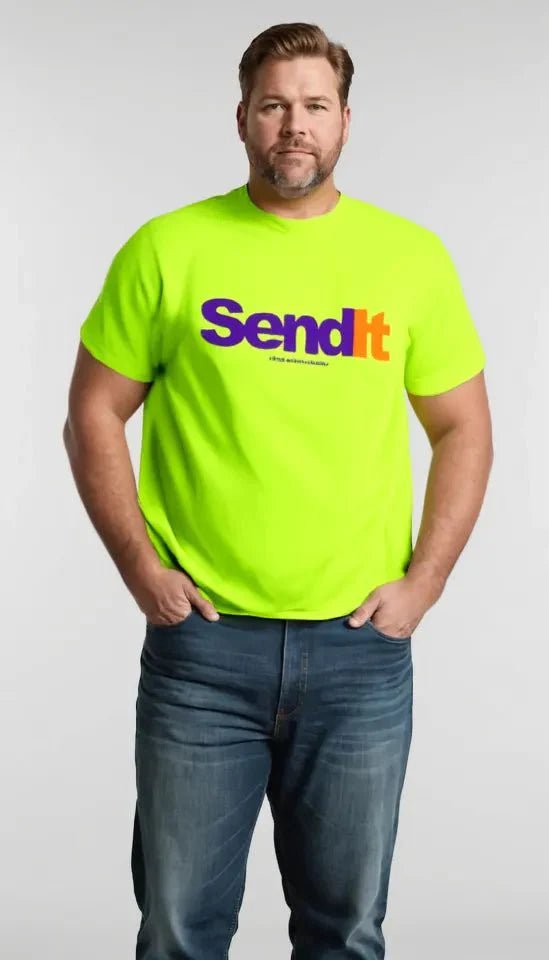 Send It - Safety Yellow T-Shirt - Diesel Freak