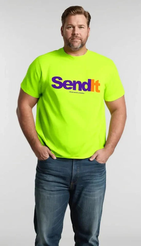 Send It - Safety Yellow T-Shirt - Diesel Freak