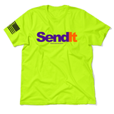 Send It - Safety Yellow T-Shirt - Diesel Freak