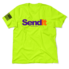 Send It - Safety Yellow T-Shirt - Diesel Freak