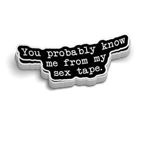 Sex Tape - Hard Hat Decal - Diesel Freak