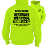 Should Stop Expecting - Safety Yellow Hoodie - Diesel Freak
