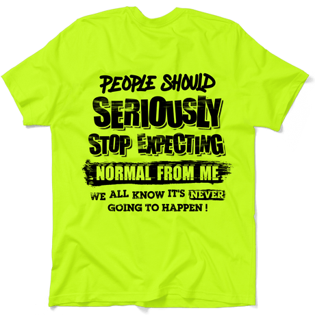 Should Stop Expecting - Safety Yellow Shirts - Diesel Freak