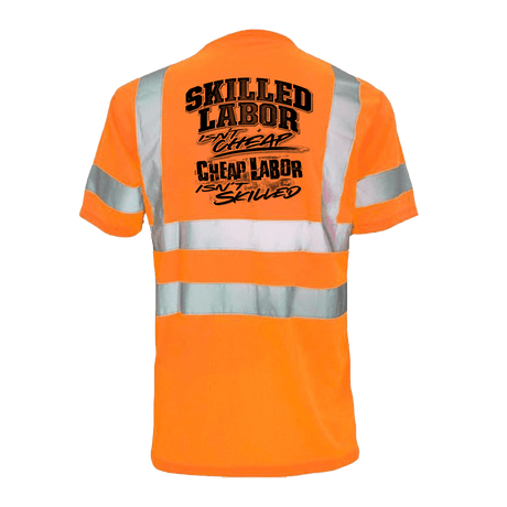 Skilled Labor - Reflective Safety T-Shirt - Diesel Freak