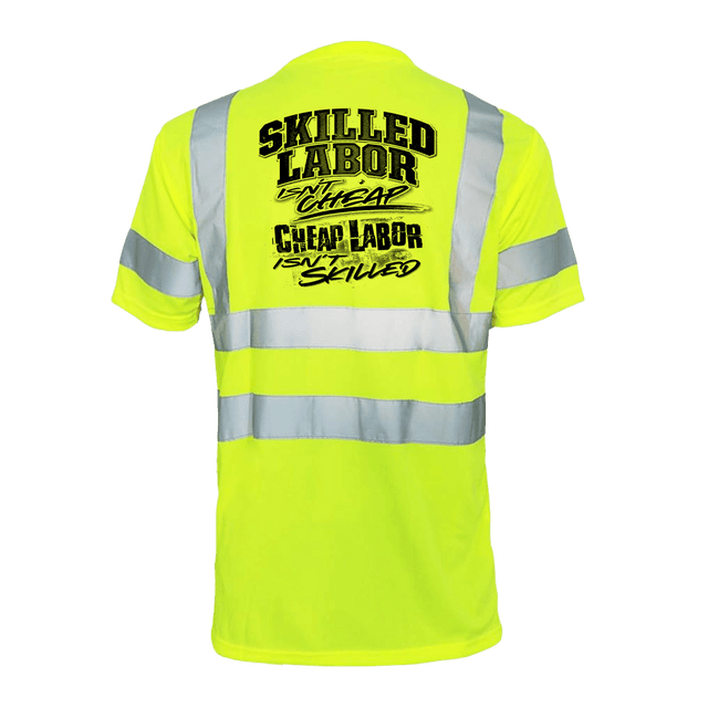 Skilled Labor - Reflective Safety T-Shirt - Diesel Freak