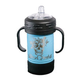 Skull and Roses - Insulated Sippy Cup - Diesel Freak
