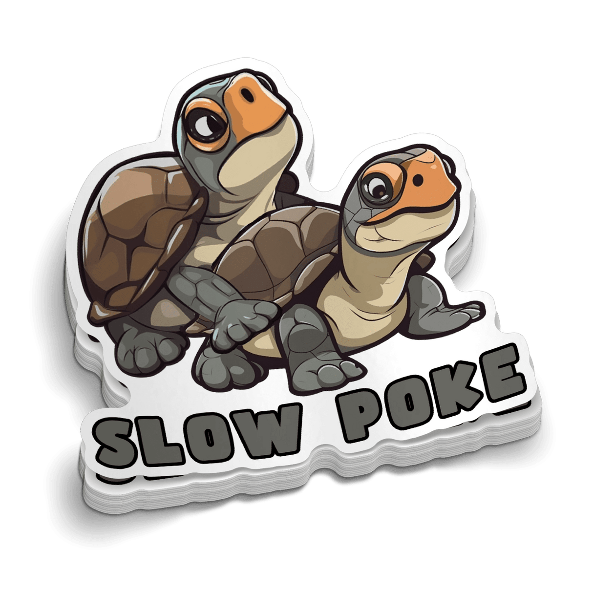 Slow Poke - Hard Hat Decal - Diesel Freak