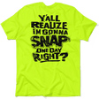 Snap - Safety Yellow T-Shirt - Diesel Freak