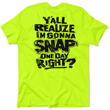 Snap - Safety Yellow T-Shirt - Diesel Freak