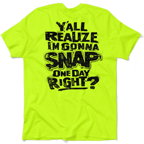 Snap - Safety Yellow T-Shirt - Diesel Freak