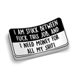 Stuck Between - Hard Hat Decal - Diesel Freak