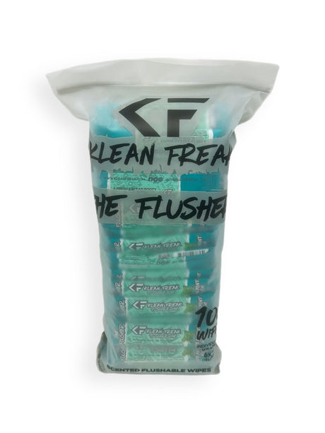 The Flusher - 100 Pack - Flushable Wipes - Diesel Freak