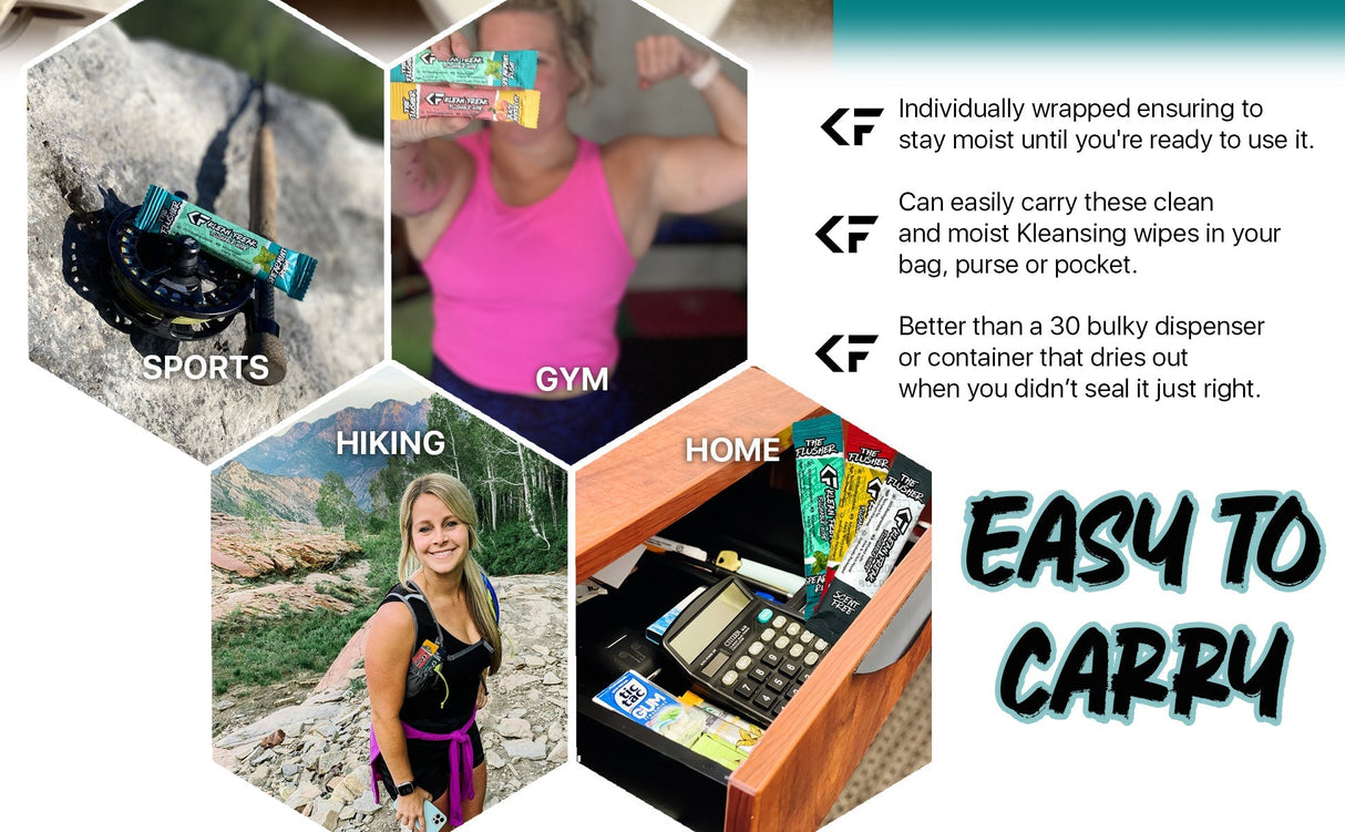 The Flusher - 100 Pack - Flushable Wipes - Diesel Freak