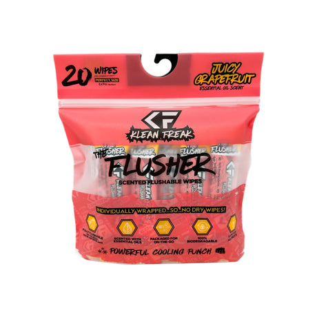 The Flusher 20 Pack - Flushable Wipes - Diesel Freak