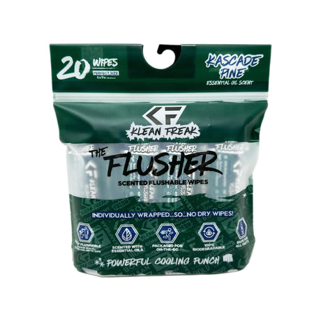 The Flusher 20 Pack - Flushable Wipes - Diesel Freak