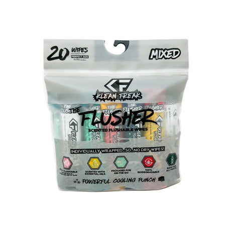 The Flusher 20 Pack - Flushable Wipes - Diesel Freak