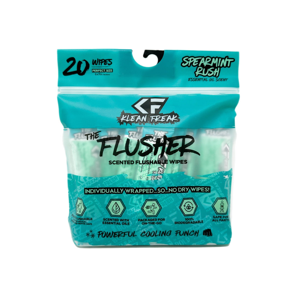 The Flusher 20 Pack - Flushable Wipes - Diesel Freak
