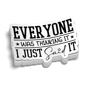 Thinking It Hard Hat Decal - Diesel Freak
