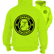 Violence - Safety Yellow Hi - Vis Hoodie - Diesel Freak