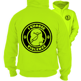Violence - Safety Yellow Hi - Vis Hoodie - Diesel Freak