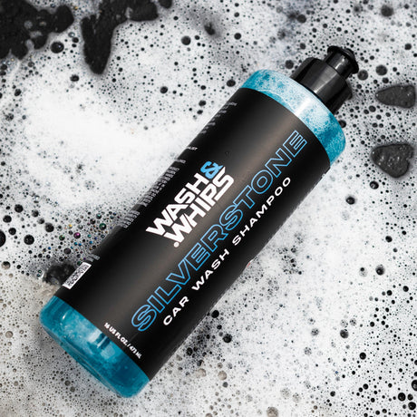 WASH & WHIPS Car Wash Kit - 3 - Gallon Bucket with Particle Interceptor Trap, Shampoo, Chenille Mitt & Microfiber Soft Towel, 5pcs - Diesel Freak