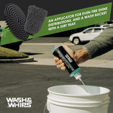 WASH & WHIPS Car Wash Kit - 3 - Gallon Bucket with Particle Interceptor Trap, Shampoo, Chenille Mitt & Microfiber Soft Towel, 5pcs - Diesel Freak