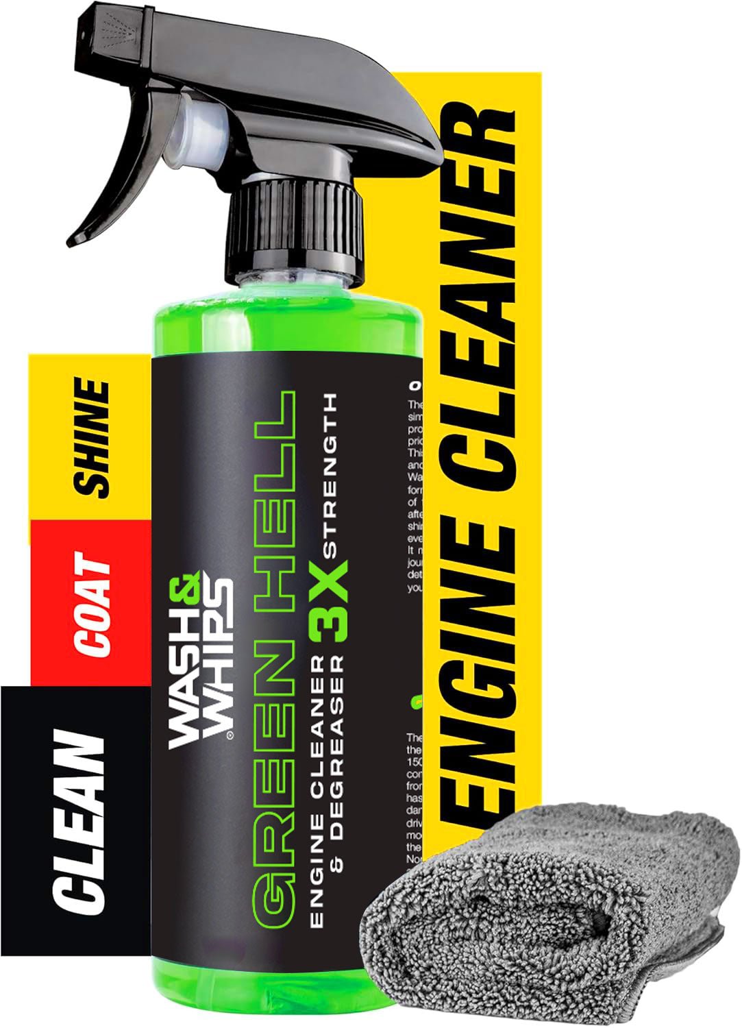WASH&WHIPS Green Hell Engine Cleaner & Degreaser - Diesel Freak