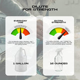 WASH&WHIPS Pit Stop Glass Cleaner / All Surface Cleaner Refill Tablets (Makes 5 Gallons) - Diesel Freak