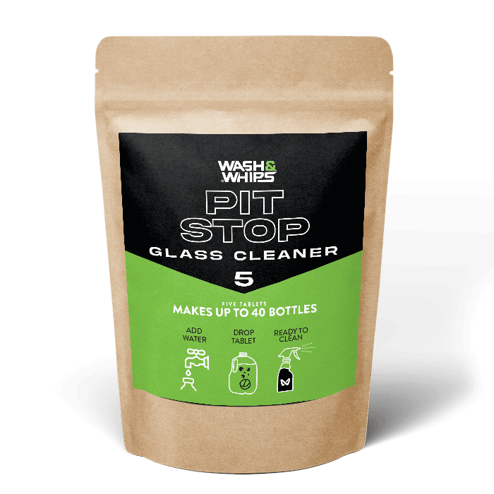 WASH&WHIPS Pit Stop Glass Cleaner / All Surface Cleaner Refill Tablets (Makes 5 Gallons) - Diesel Freak