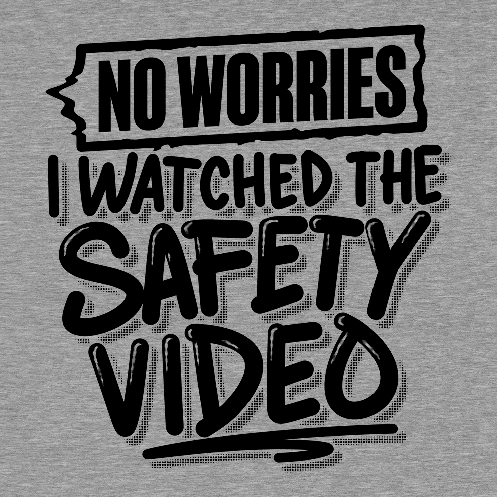 Watched the Safety Videos - Safety Hi - Vis Hoodie Workwear - Diesel Freak