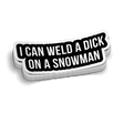Weld A Snowman Hard Hat Decal - Diesel Freak