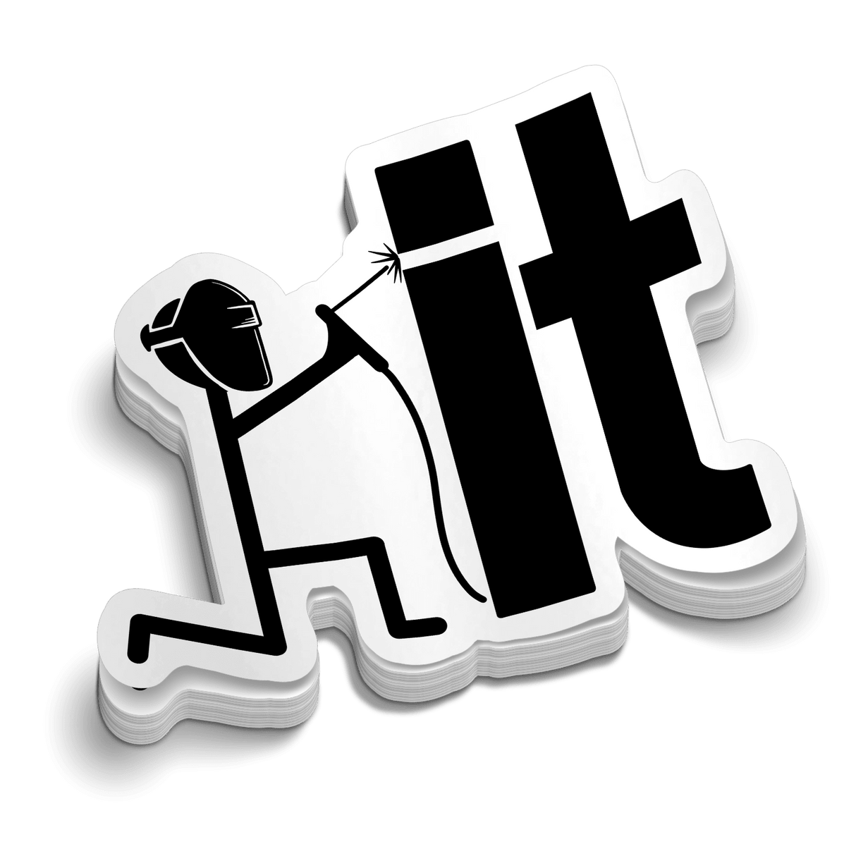 Weld It - Hard Hat Decal - Diesel Freak