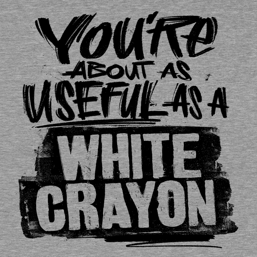 White Crayon - Safety Yellow T-Shirt - Diesel Freak
