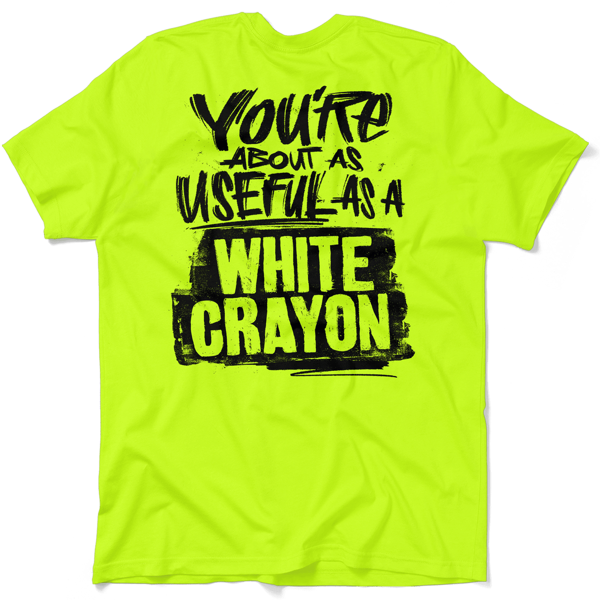 White Crayon - Safety Yellow T-Shirt - Diesel Freak