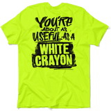 White Crayon - Safety Yellow T-Shirt - Diesel Freak