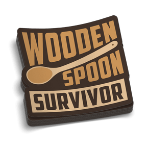 Wooden Spoon Hard Hat Decal - Diesel Freak