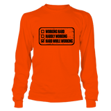 Working Hard - Long Sleeve T-Shirt - Diesel Freak