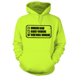 Working Hard - Safety Yellow Hoodie - Diesel Freak