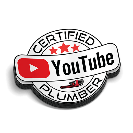 YT Plumber Hard Hat Decal - Diesel Freak