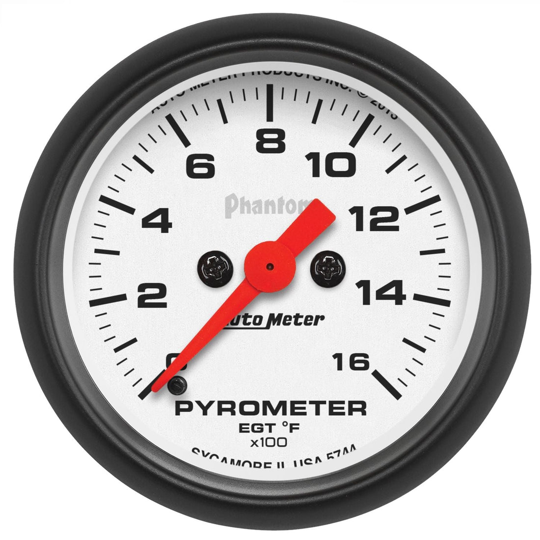 2-1/16" Pyrometer Gauge Kit, 0-1600 °F, Stepper motor, phantom - Diesel Freak